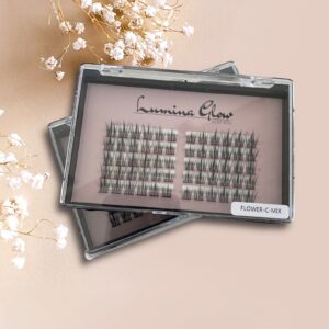 Ripsienpidennykset "Flower" muovirasiassa